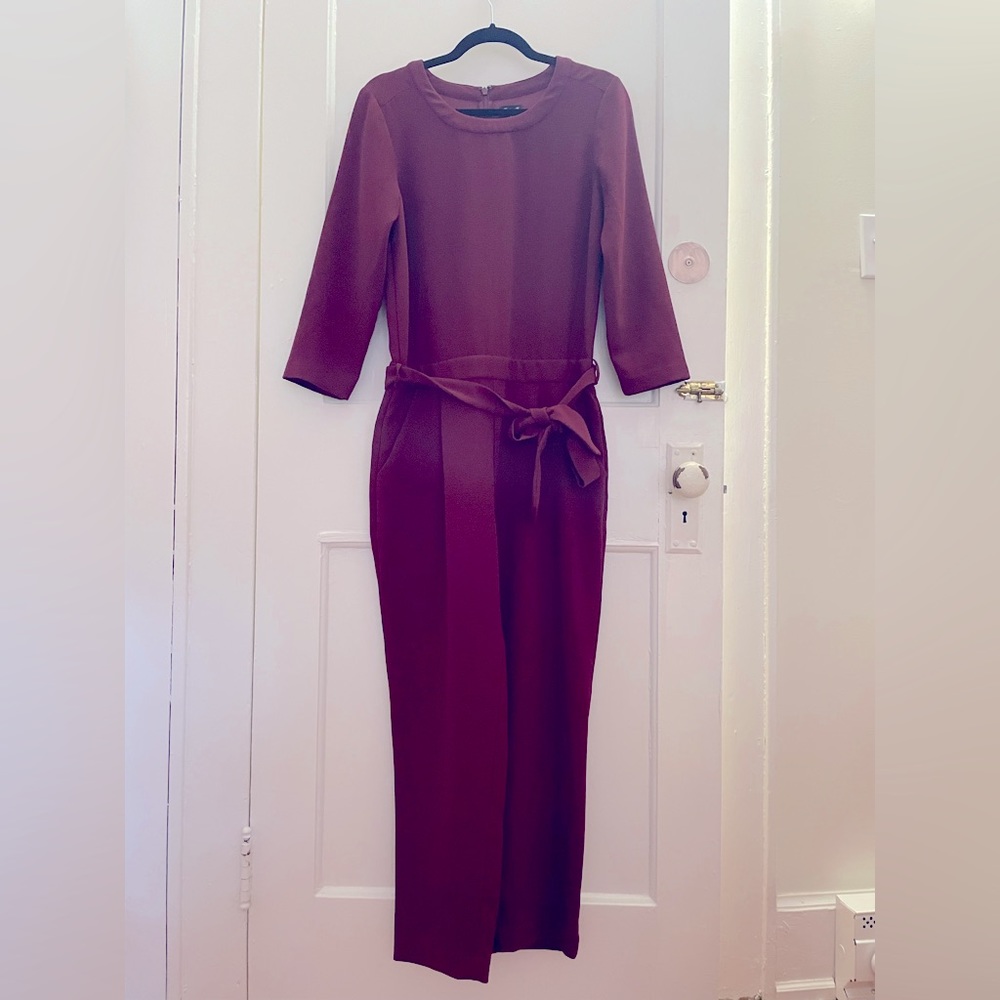 Madewell jumpsuit. Maroon. Size 4.